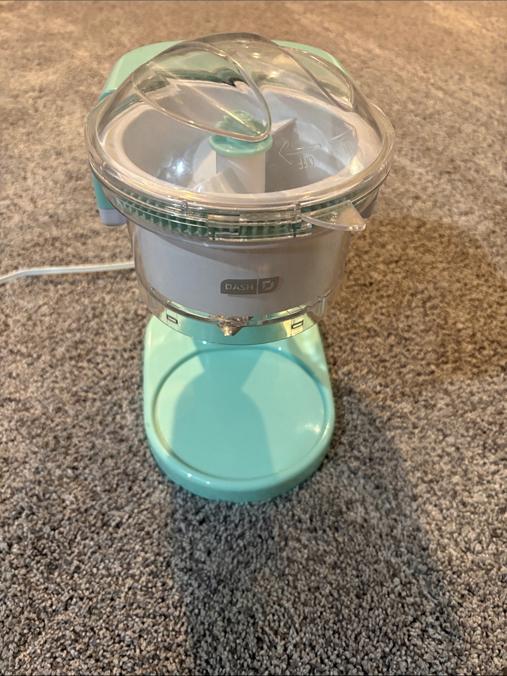Dash Mint Green Electric Shaved Ice Maker